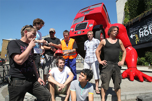 Group shot in London